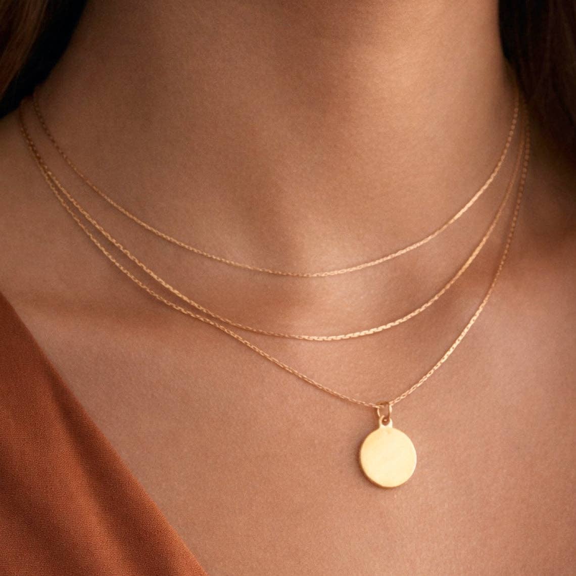 MA201 Mia Accessories - 18K Gold Plated Waterproof Stainless Steel Chain Necklace - 6931