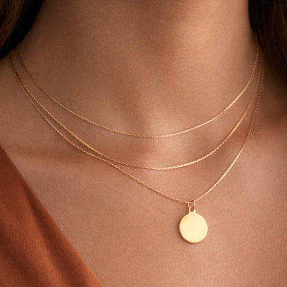 MA201 Mia Accessories - 18K Gold Plated Waterproof Stainless Steel Chain Necklace - 6931