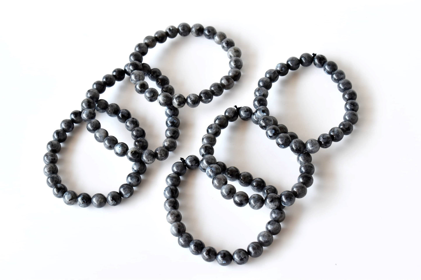 Soothing Crystals - Black Labradorite Bracelet (Good Fortune and Focus)