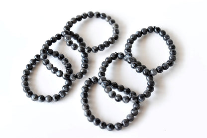 Soothing Crystals - Black Labradorite Bracelet (Good Fortune and Focus)