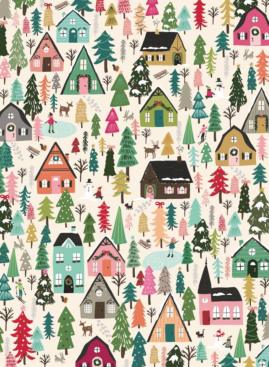 Puzzlefolk - A Winter Wonderland Christmas 1000 piece puzzle