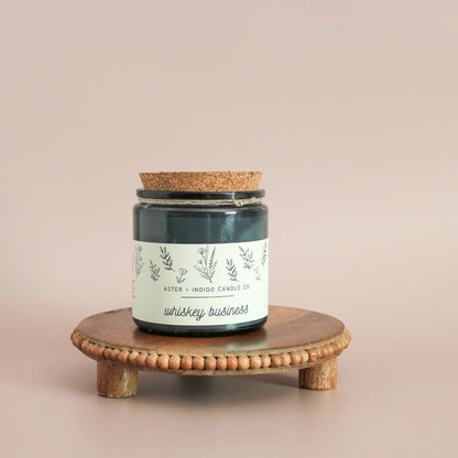 Aster + Indigo Candle Co. - Whiskey Business | Soy Candle