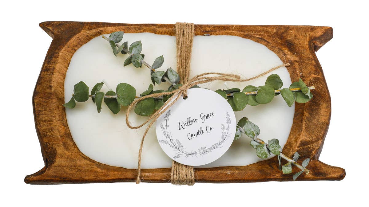 WGC102 Willow Grace Candle Co - Handled Petite Dough Candle
