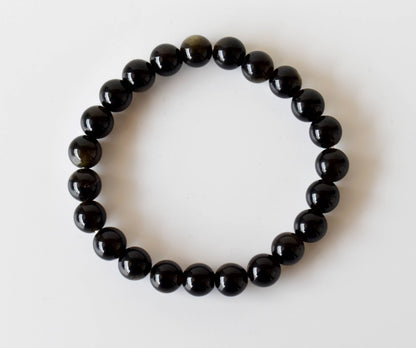 Soothing Crystals - Golden Obsidian Bracelet (Trauma and Releases Imbalances)