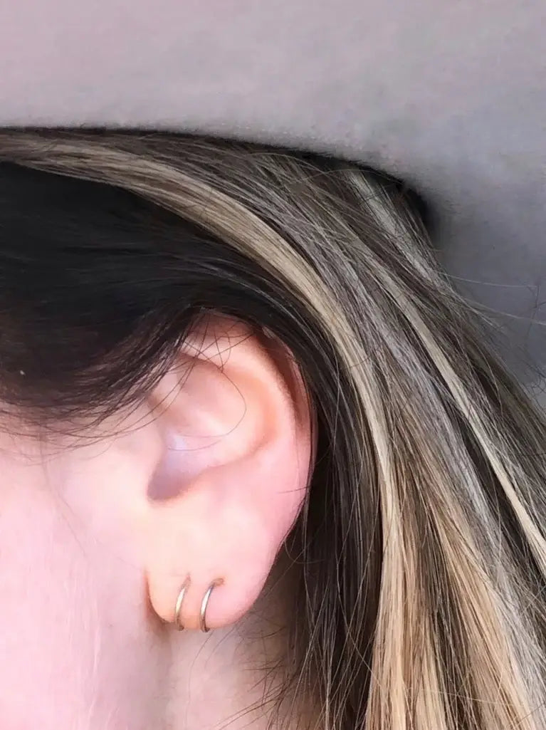 JaxKelly - Minimalist - Spiral - Gold Earrings