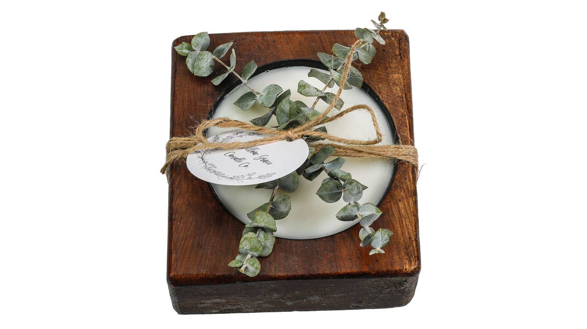 WGC101 Willow Grace Candle Co - One Hole Cheese Mold Candle