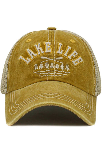 Hana - LAKE LIFE Mesh Vintage Baseball Cap