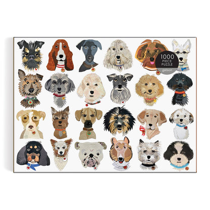Chronicle Books - Paper Dogs 1000 Piece Puzzle