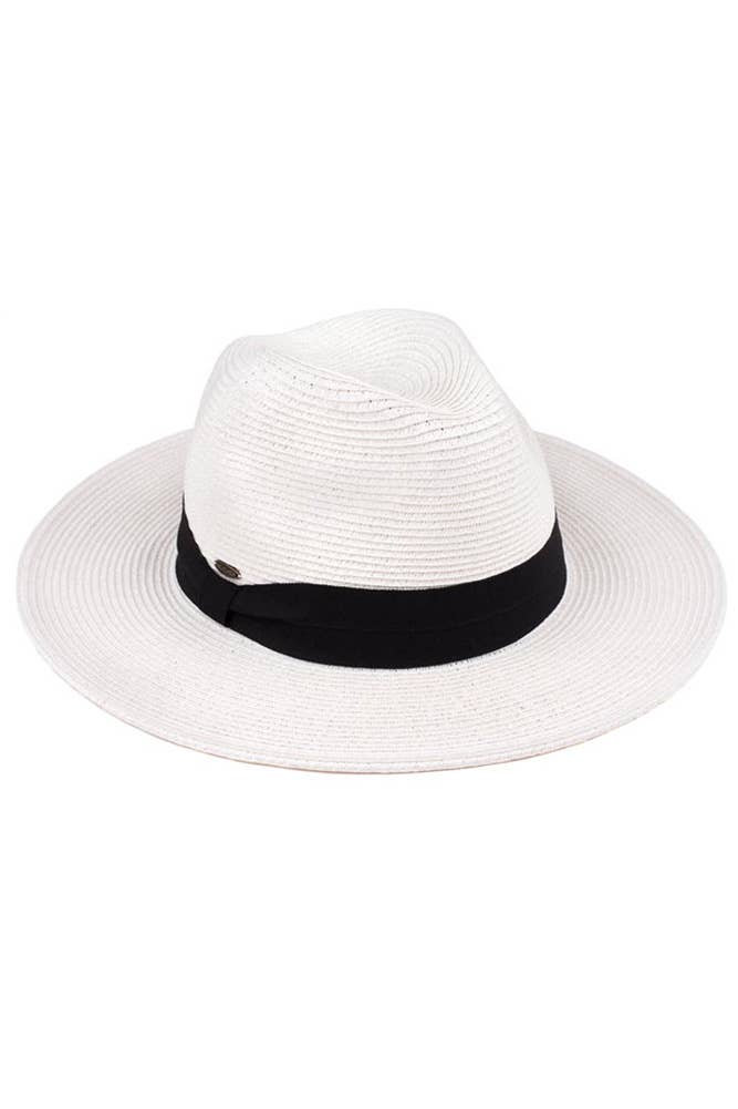 Hana - C.C Adjustable String Straw Hat