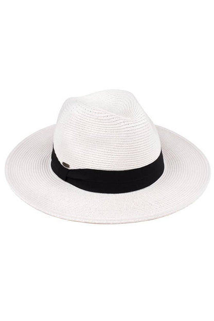 Hana - C.C Adjustable String Straw Hat