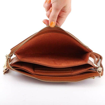 MiMi Wholesale - 7070 Jaylene Three Compartments Crossbody Bag