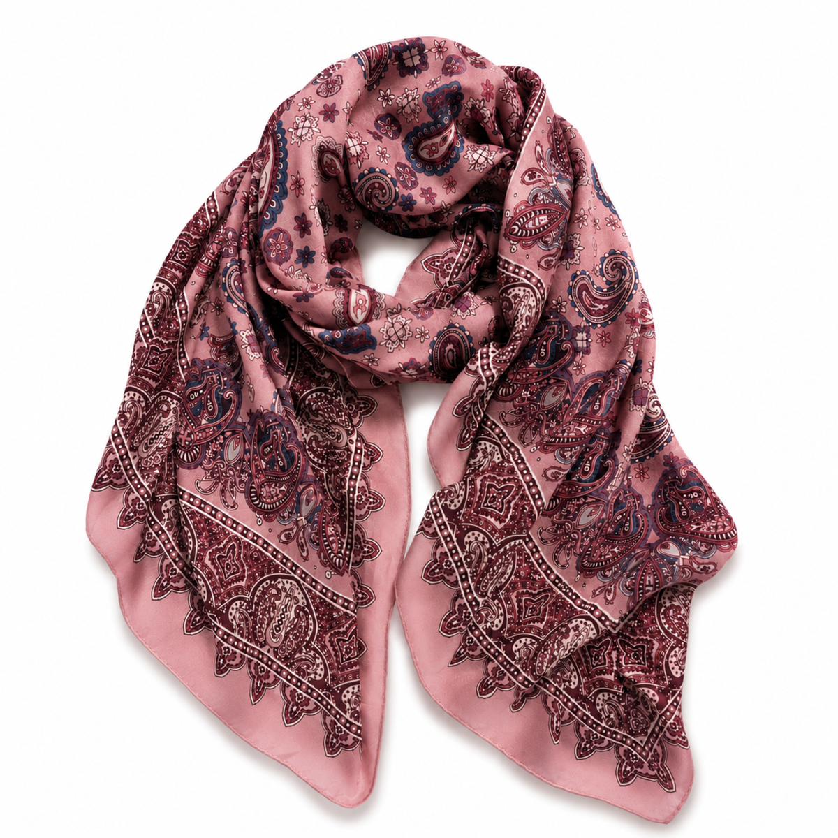 Ellison+Young - Ellison+Young Viscose Oversized Wrap Scarf, Lightweight Shawl
