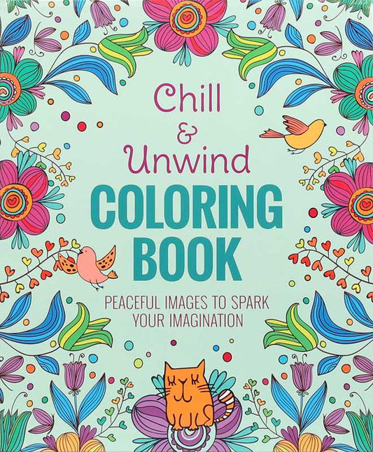 Simon & Schuster - Chill & Unwind Coloring Book by Andrea Sargent