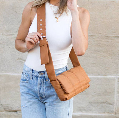 Aili's Corner - Selma Foldover Puffer Crossbody