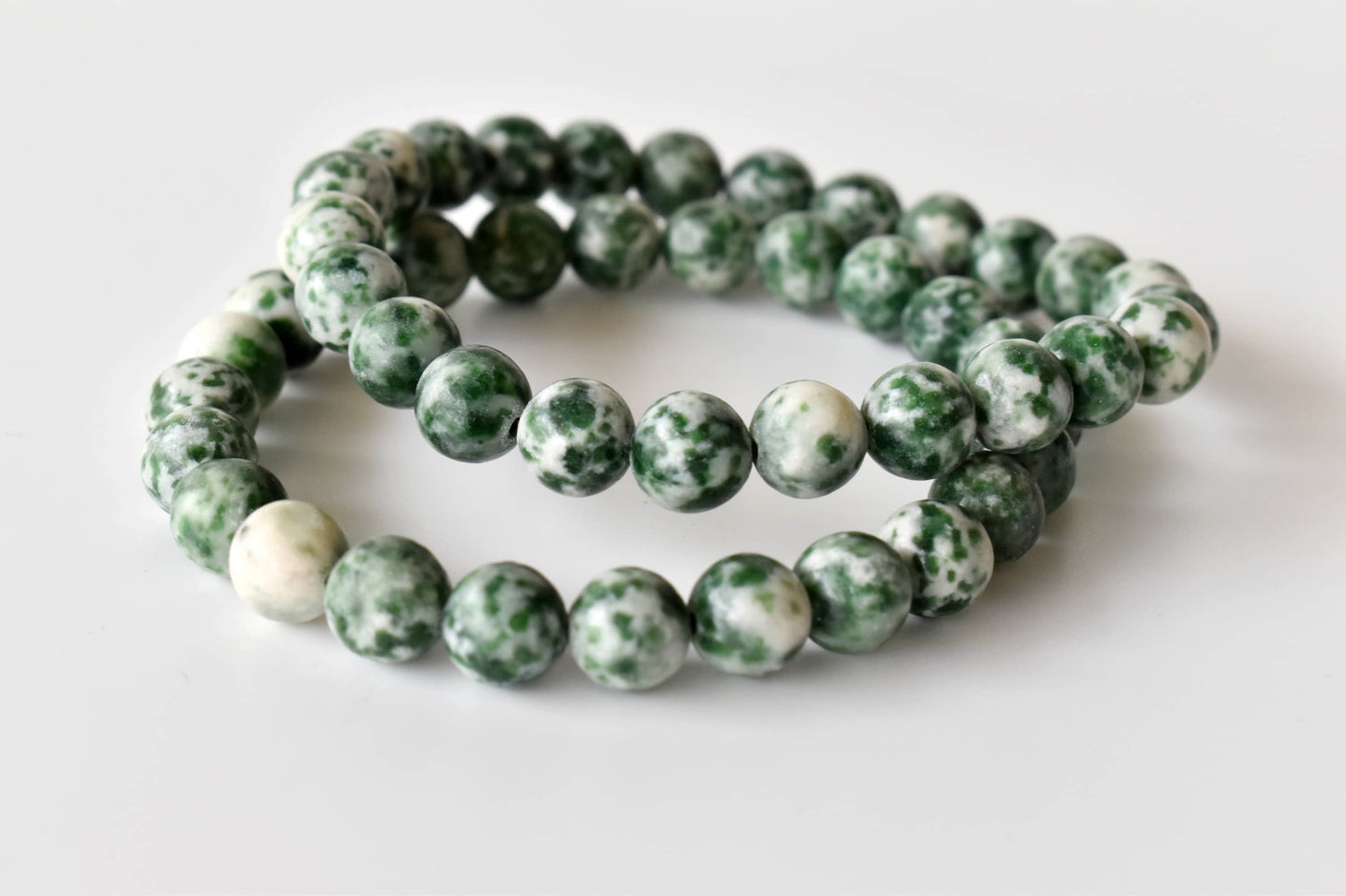 Soothing Crystals - Green Spot Jasper Bracelet (Passion and Creativity)