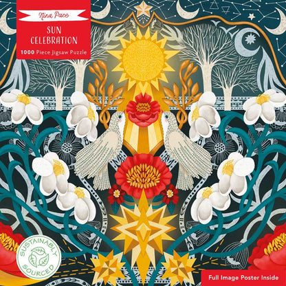 Simon & Schuster - Adult Sustainable Jigsaw Puzzle Nina Pace: Sun Celebration by