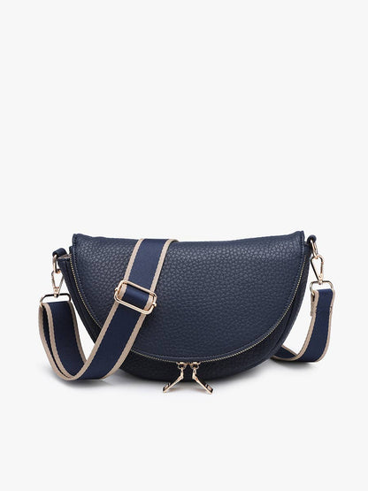 Jen & Co. - Alessandra Foldover Crescent Crossbody | M2896