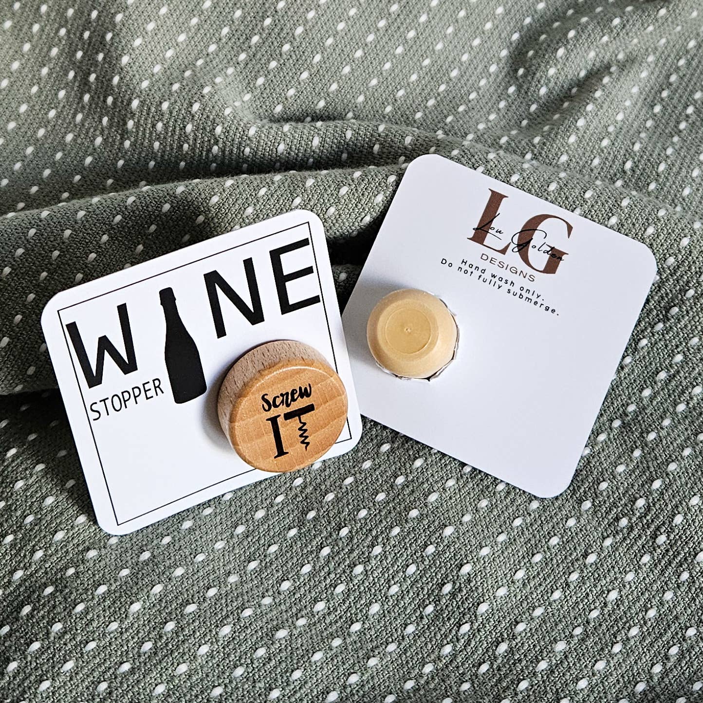 Lou Golden Designs - Screw It Wine Stopper