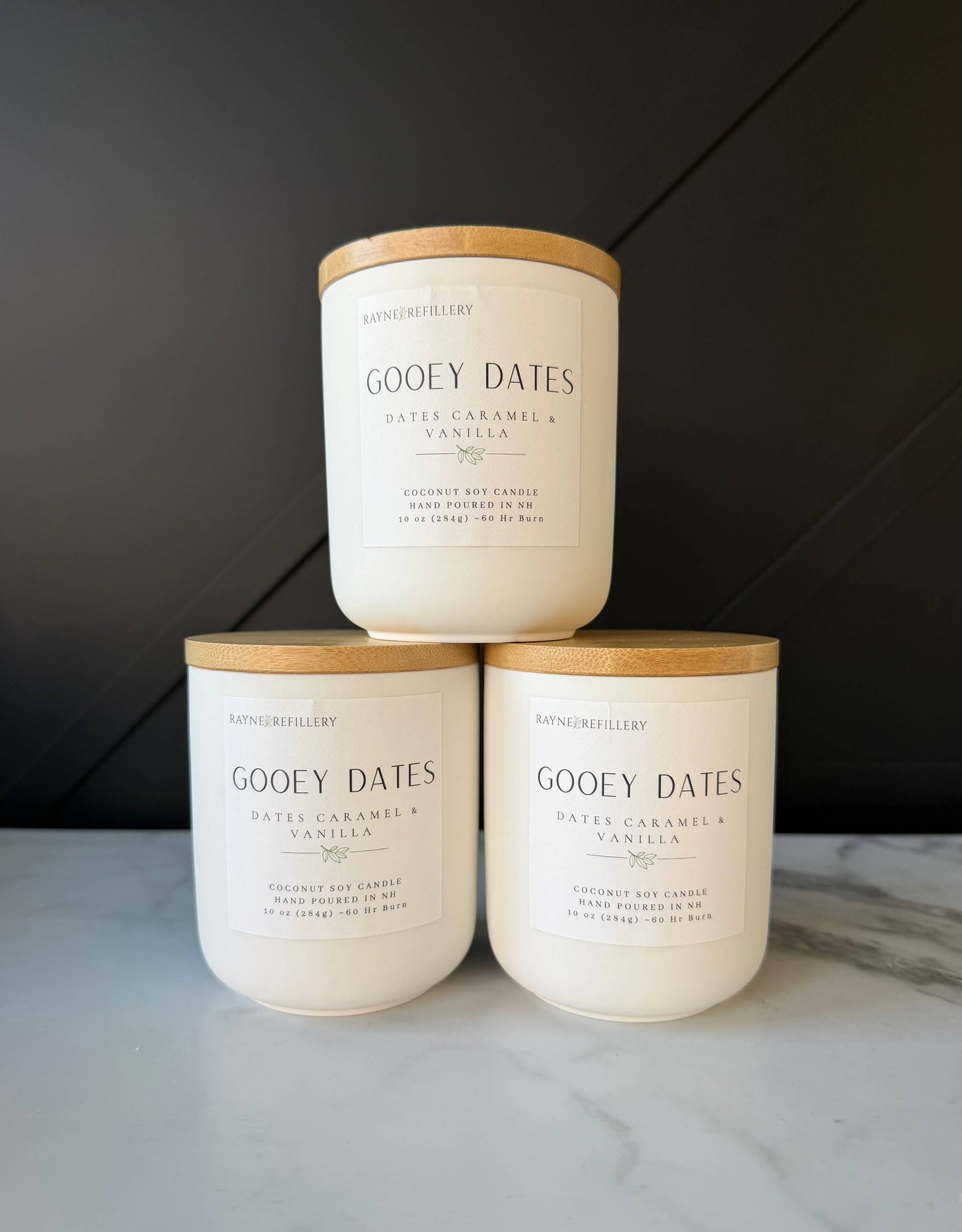 Rayne Refillery - The Granite Vessel -  Coconut Soy Wax Candle