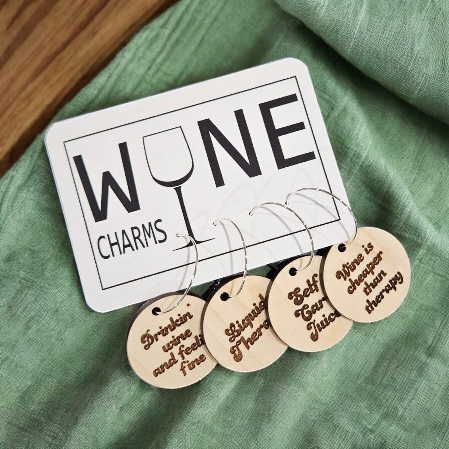 Lou Golden Designs - Therapy Wine Charms