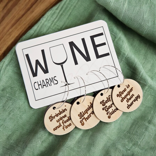 Lou Golden Designs - Therapy Wine Charms