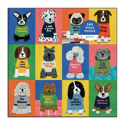 Chronicle Books - Boss Dogs 500 Piece Family Puzzle