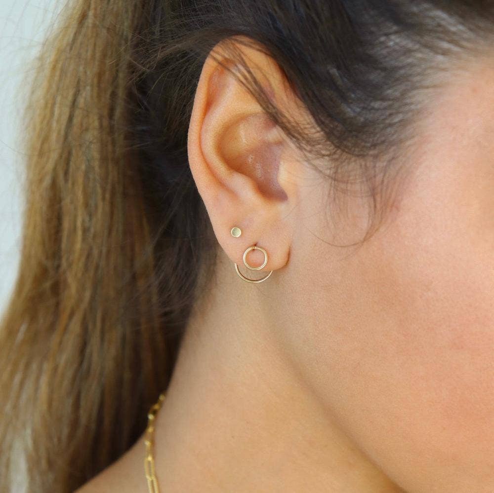 Token Jewelry - Lennon Ear Jacket in 14k Gold Fill or Sterling Silver 
