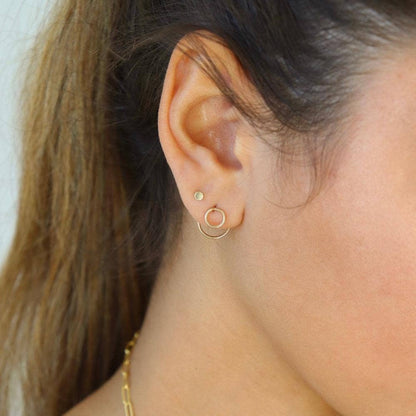 Token Jewelry - Lennon Ear Jacket in 14k Gold Fill or Sterling Silver 