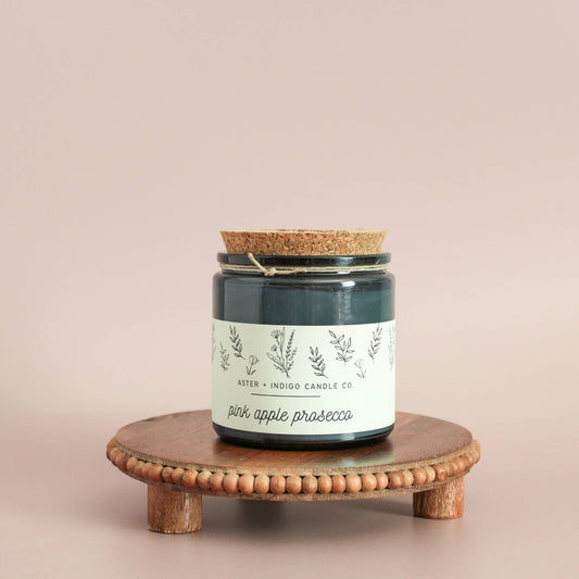 Aster + Indigo Candle Co. - Pink Apple Prosecco | Spring Summer Candle
