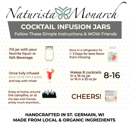 Naturista Monarch - Cabin Relaxer - Cocktail Kit - Organic and Local Ingredients