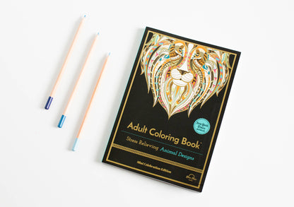 Blue Star Press - Stress Relieving Animal Designs Adult Coloring Book