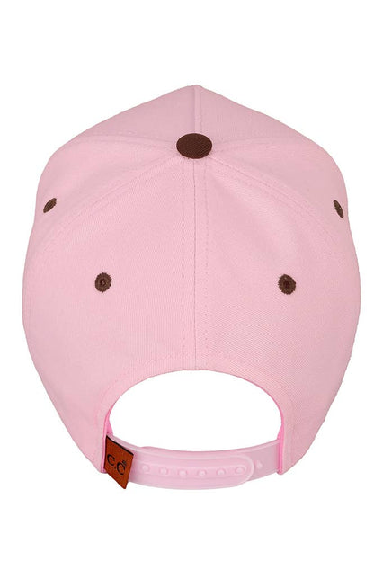 Hana - C.C DOG MOM Embroidered Two Tone Trucker Cap