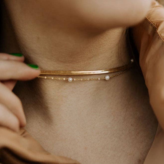 Mauve Jewelry Co. - Malibu Pearl Necklace