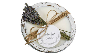 WGC104 Willow Grace Candle Co - Mini Round Dough Candle