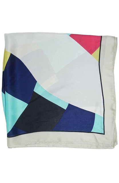 Olive & Pique - "So Silky" Satin Neckerchief Scarf, Versatile, Multi