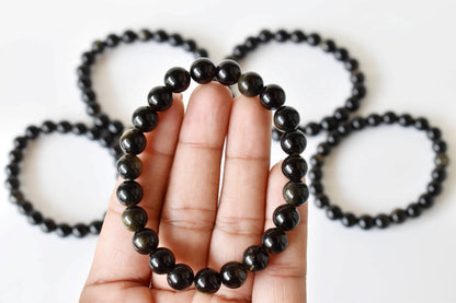 Soothing Crystals - Golden Obsidian Bracelet (Trauma and Releases Imbalances)