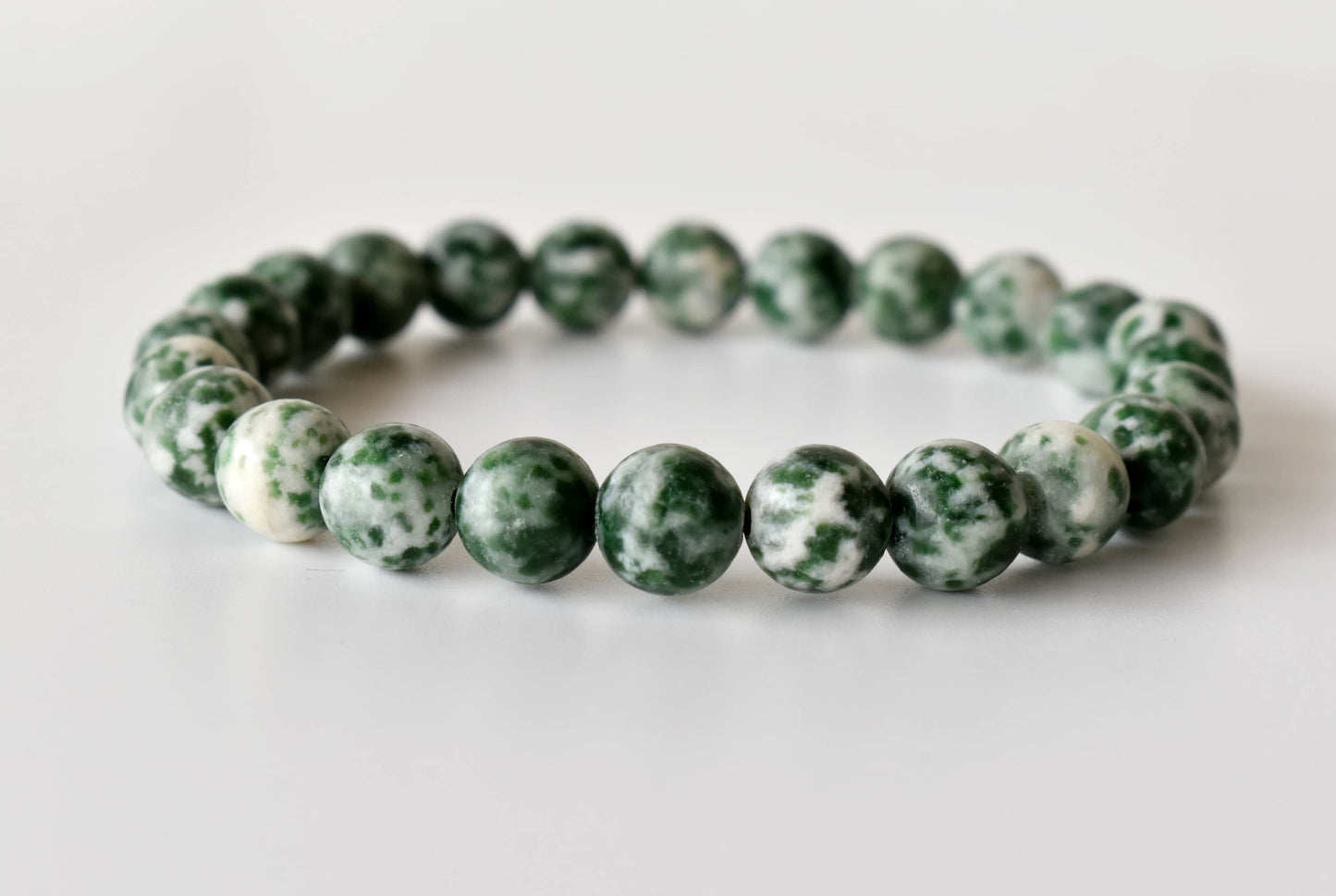 Soothing Crystals - Green Spot Jasper Bracelet (Passion and Creativity)