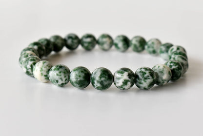 Soothing Crystals - Green Spot Jasper Bracelet (Passion and Creativity)