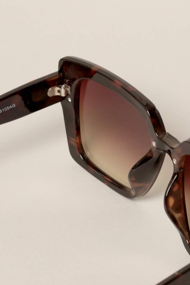 Fashion City - Tinted Lenses Square Sunglasses for Women