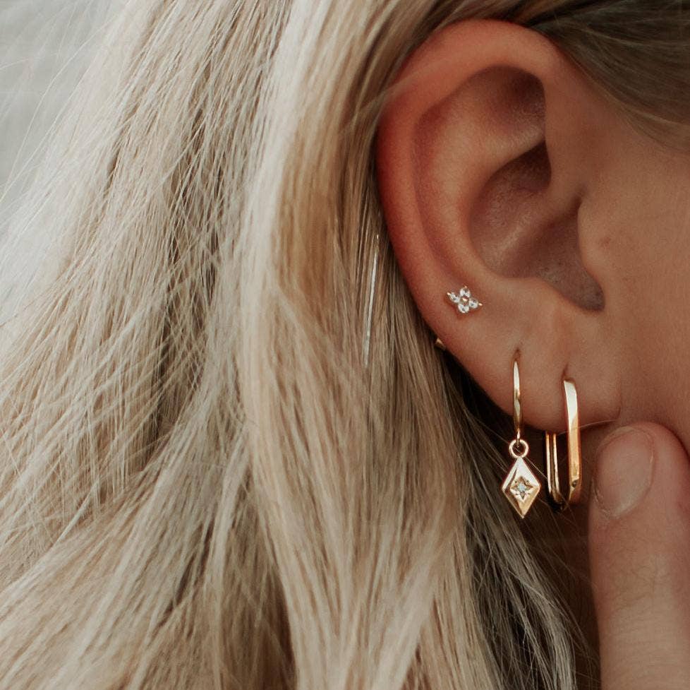 Mauve Jewelry Co. - Avery Gold Hoops