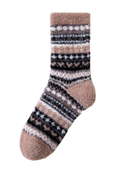 Funkyrel® Atzbranding Limited - Rufia - Cozy Fleece Thick Mid-Calf Socks