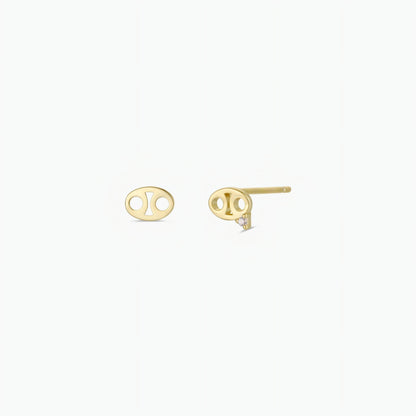 JaxKelly - Zodiac Gold Earrings - Cancer