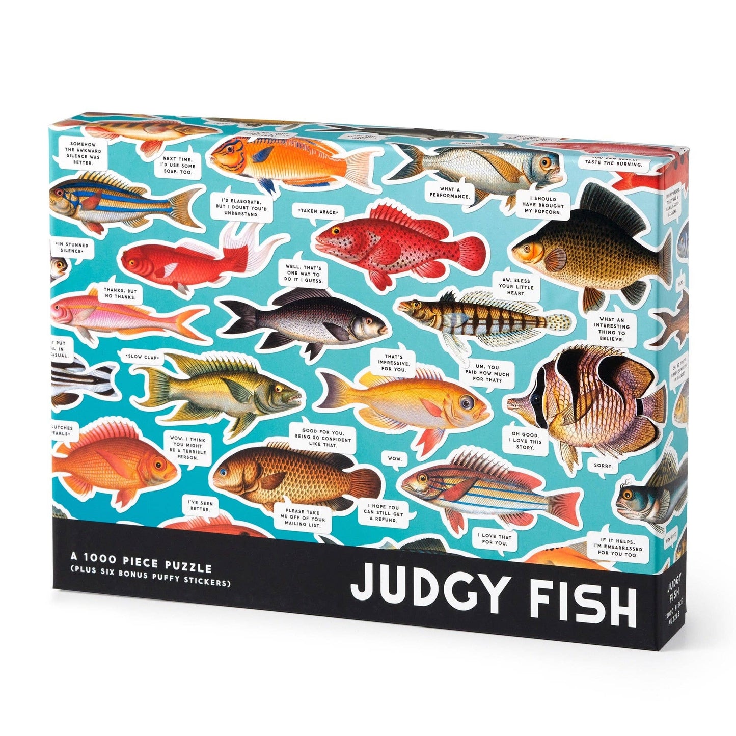 Chronicle Books - Brass Monkey Judgy Fish 1000 Piece Puzzle