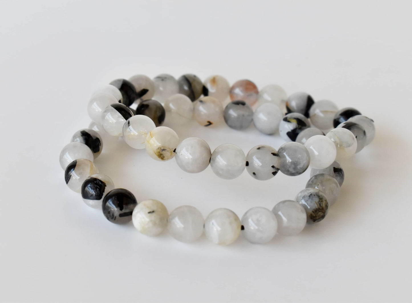 Soothing Crystals - Black Rutile Bracelet (Trauma and Depression)