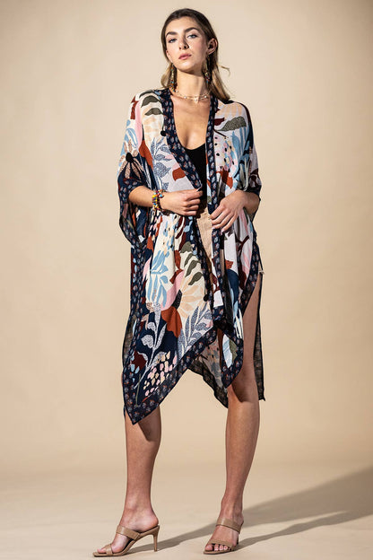 Urbanista - Botanical Floral Viscose Kimono