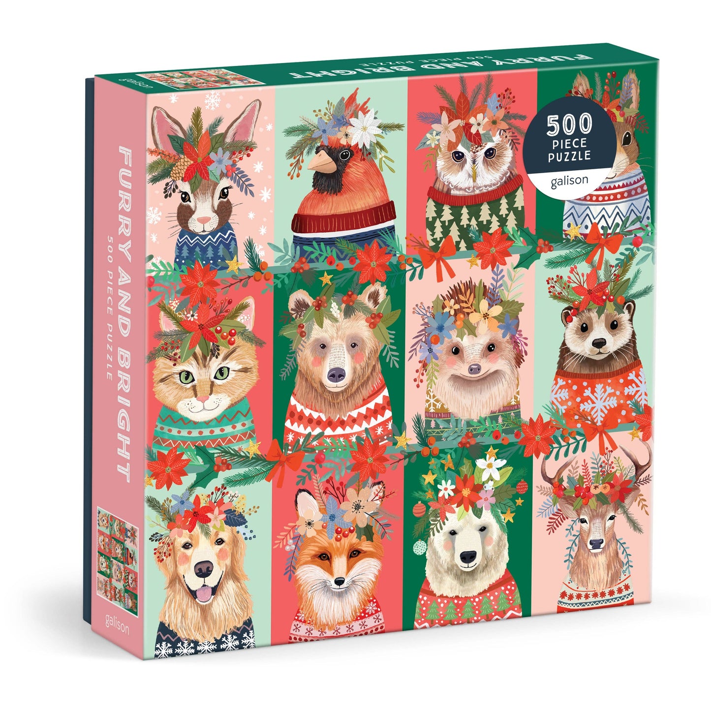 Chronicle Books - Furry And Bright 500 Piece Puzzle