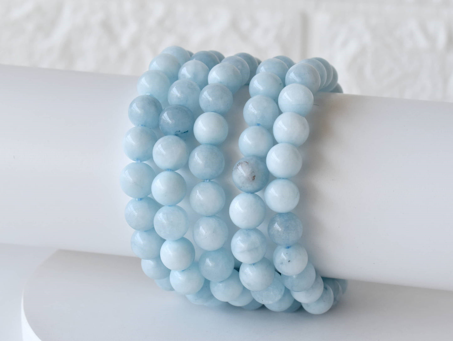 Soothing Crystals - Aquamarine  Bracelet (Protection and Anxiety Relief)