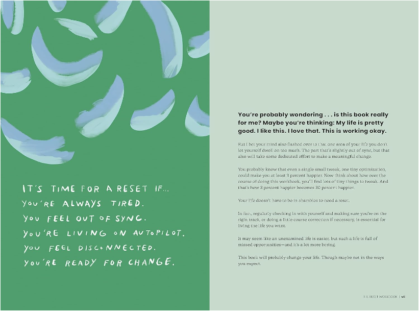 Blue Star Press - The Reset Workbook: A Guided Wellness Journal (Self Care)