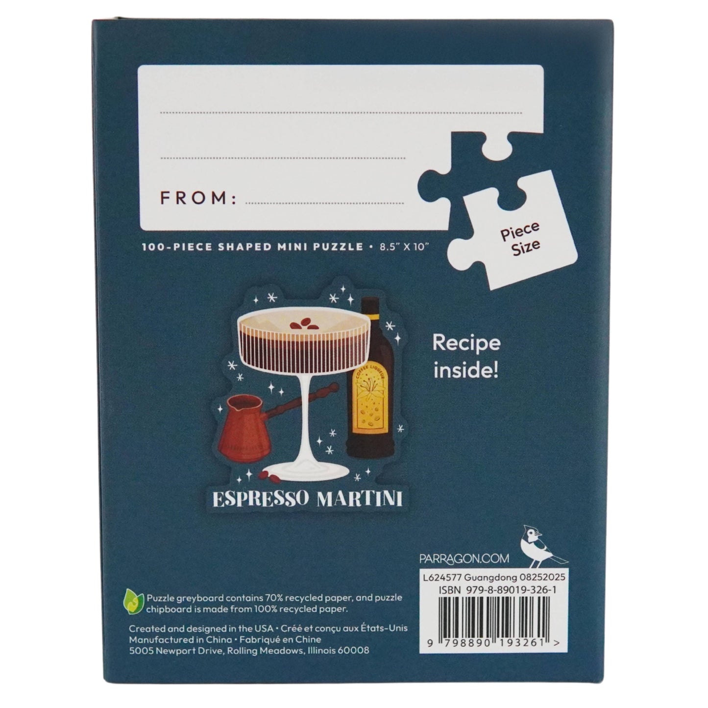 Cottage Door Press - The Art of Mixology™ Espresso Martini 100 Piece Puzzle