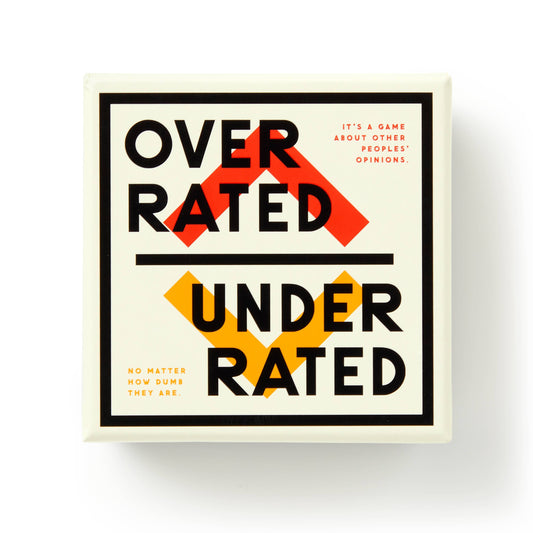 Chronicle Books - Brass Monkey Overrated / Underrated Social Game